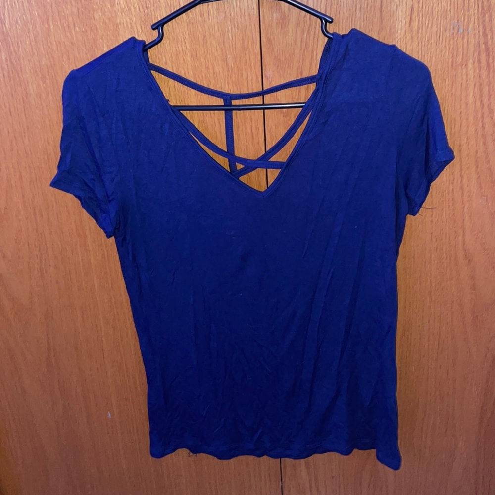Blue dress top